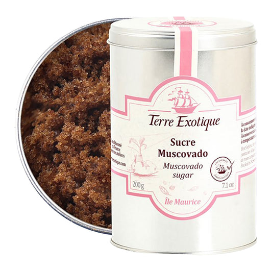 Terre Exotique Muscovado Sugar – Unrefined Cane Sugar 200g