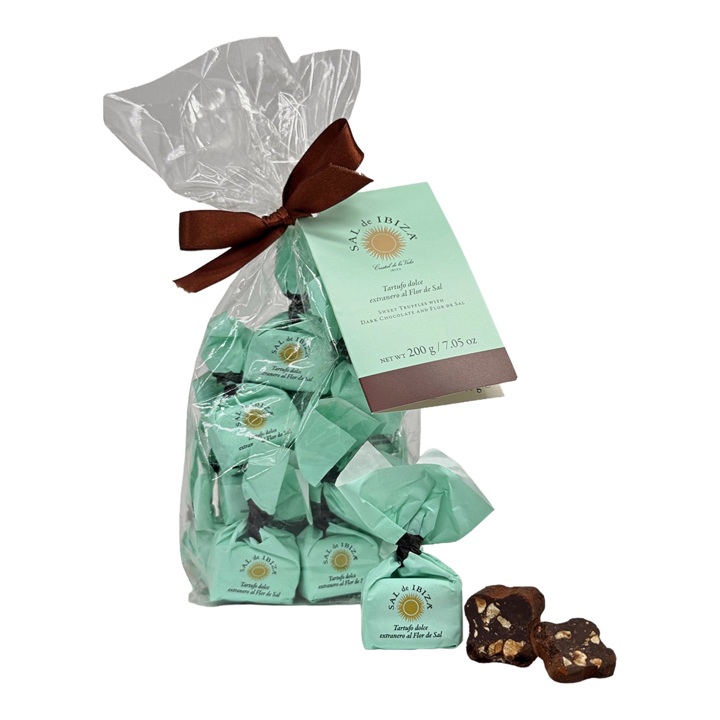 Dark Chocolate & Piedmont Hazelnut Truffles with Ibiza Sea Salt – 200g
