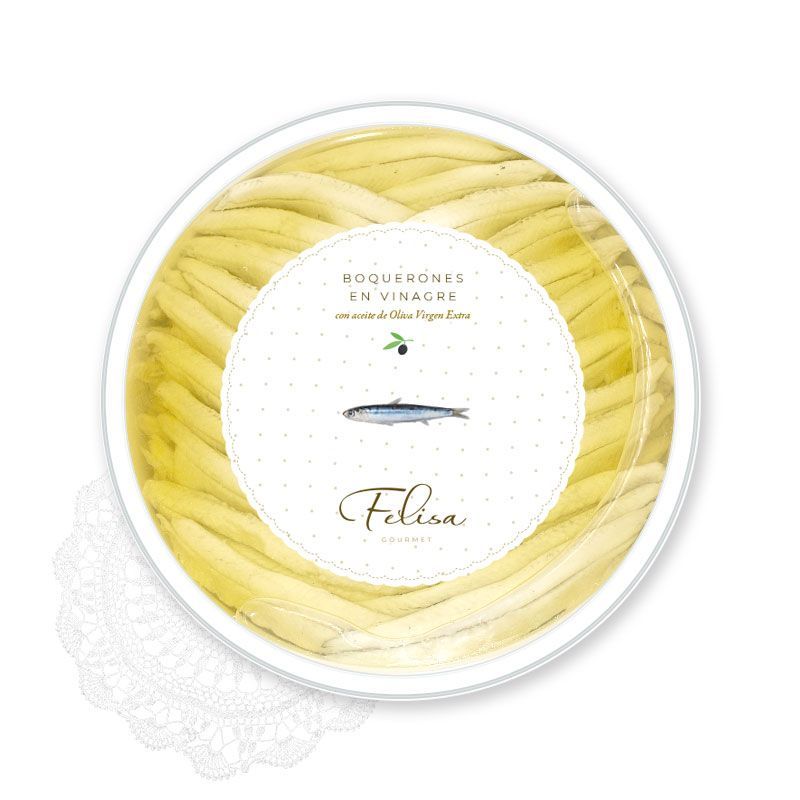 Felisa Gourmet Boquerones en Vinagre – Spanish Marinated Anchovies 500g