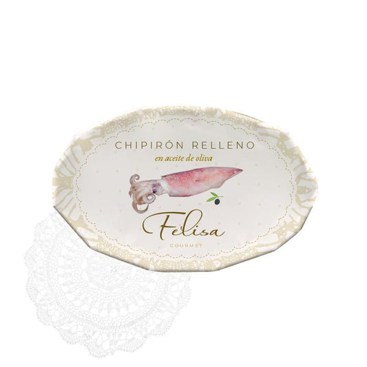 Felisa Gourmet Stuffed Squid in Olive Oil – Spanish Conserva 120g