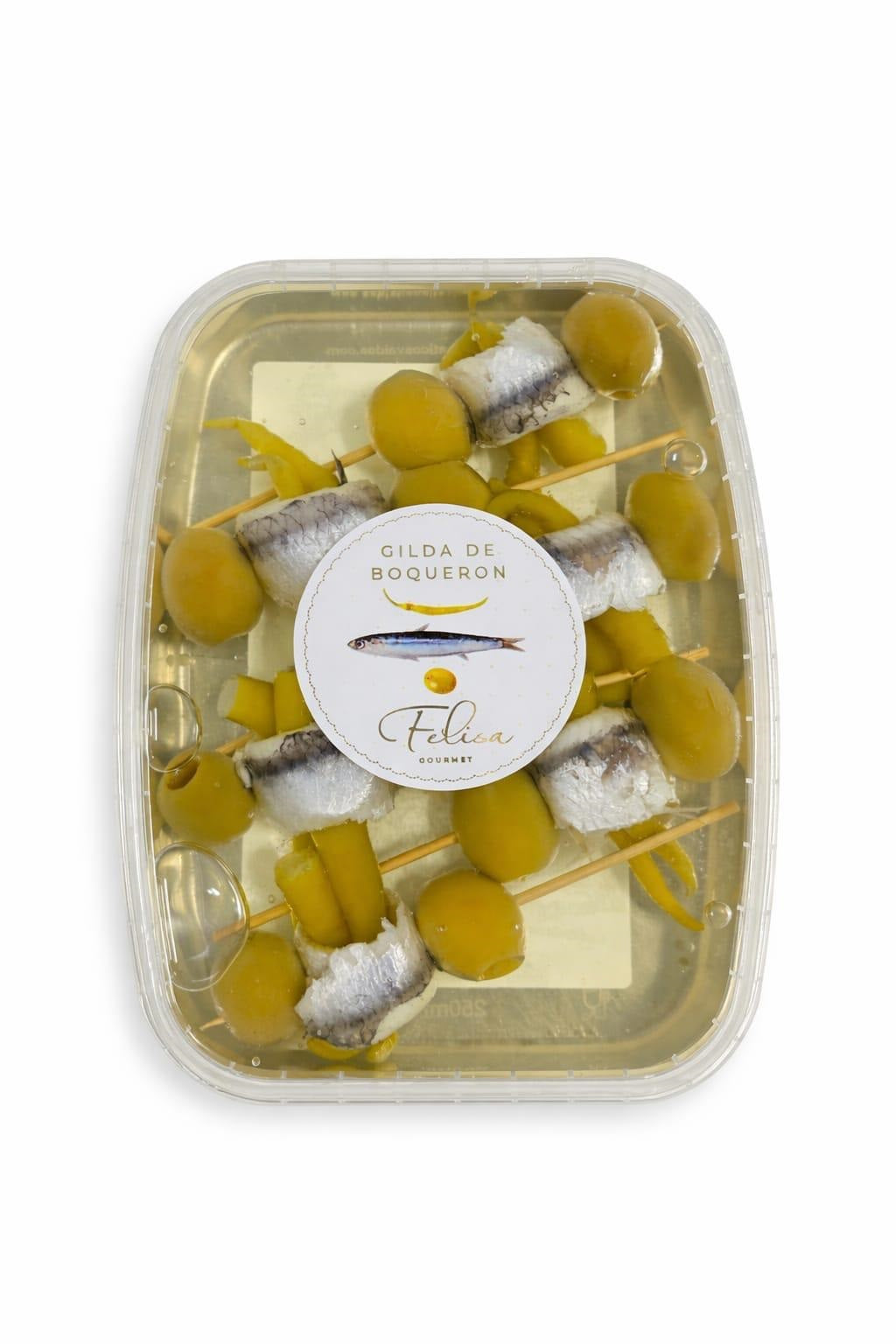 Felisa Gourmet Gilda de Boquerón – Marinated Anchovy Tapa 120g