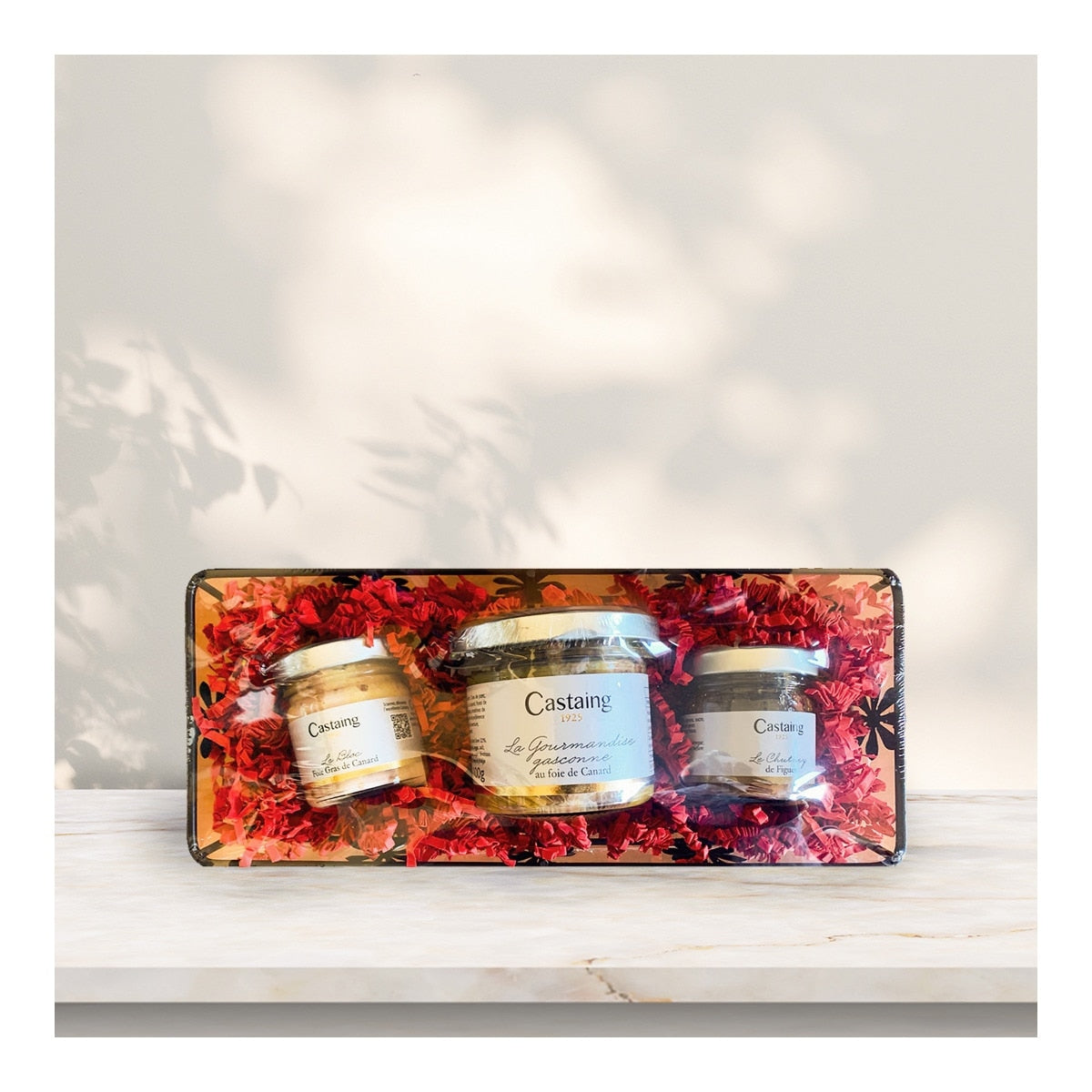 Castaing Duck Foie Gras & Fig Chutney Gift Set – 127g
