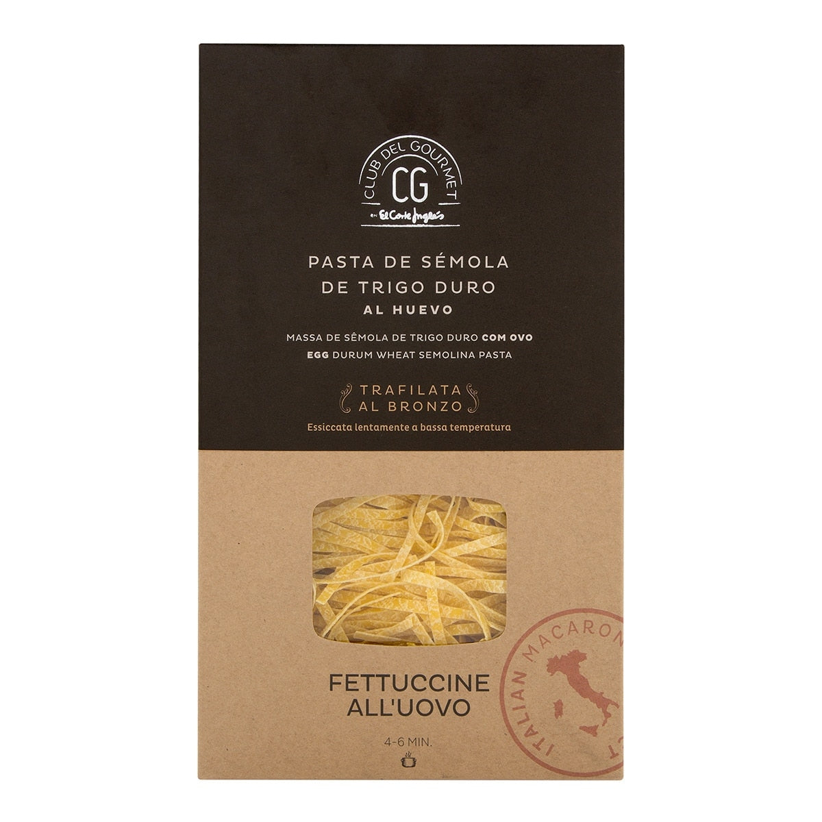 Club del Gourmet Egg Fettuccine – Italian-Style Pasta 500g