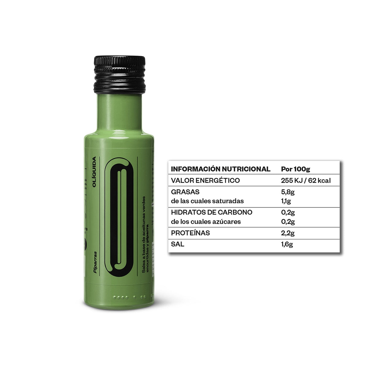 Olíquida Green Olive & Piparra Sauce – Spanish 100g
