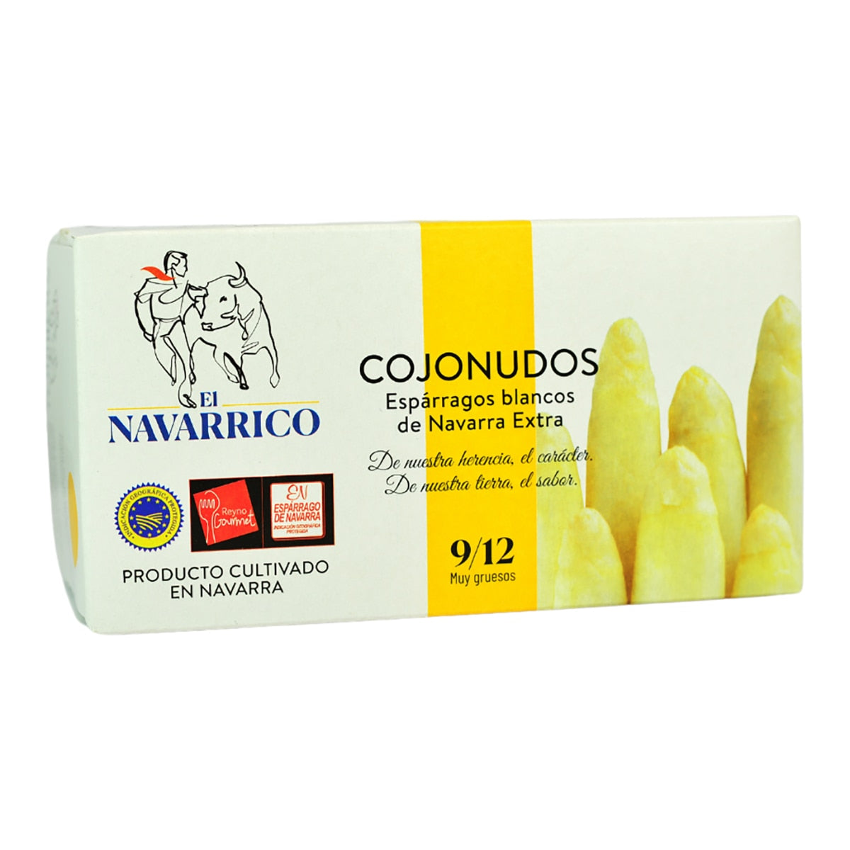 El Navarrico White Asparagus – Spanish Canned 9/12 Spears 500g