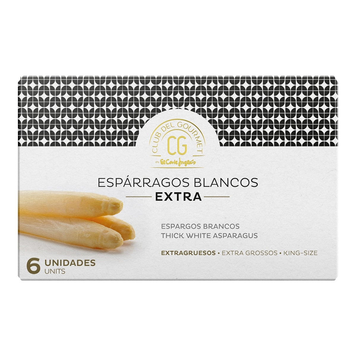 Club del Gourmet White Asparagus – Extra Large Spears 425g