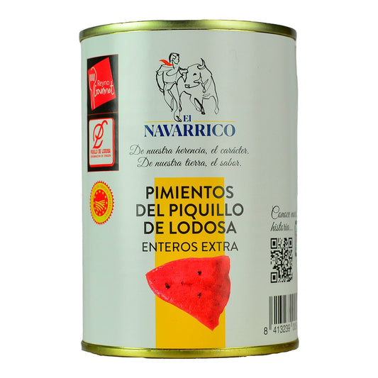 El Navarrico Piquillo Peppers from Lodosa – Whole Extra 360g