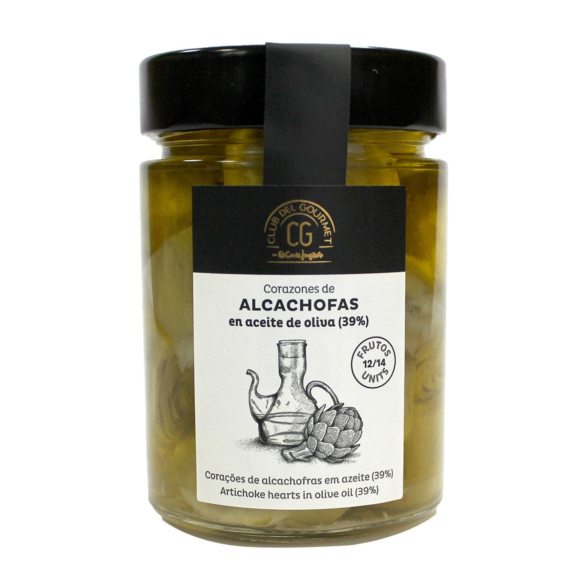 Club del Gourmet Artichoke Hearts in Olive Oil – 12–14 Pieces, 190g