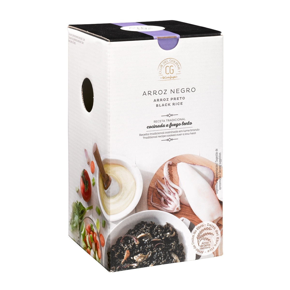 Club del Gourmet Black Rice – Spanish Squid Ink Arroz Negro 930g