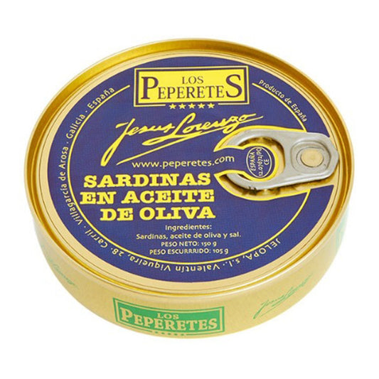 Los Peperetes Sardines in Olive Oil – Spanish Conserva 90g