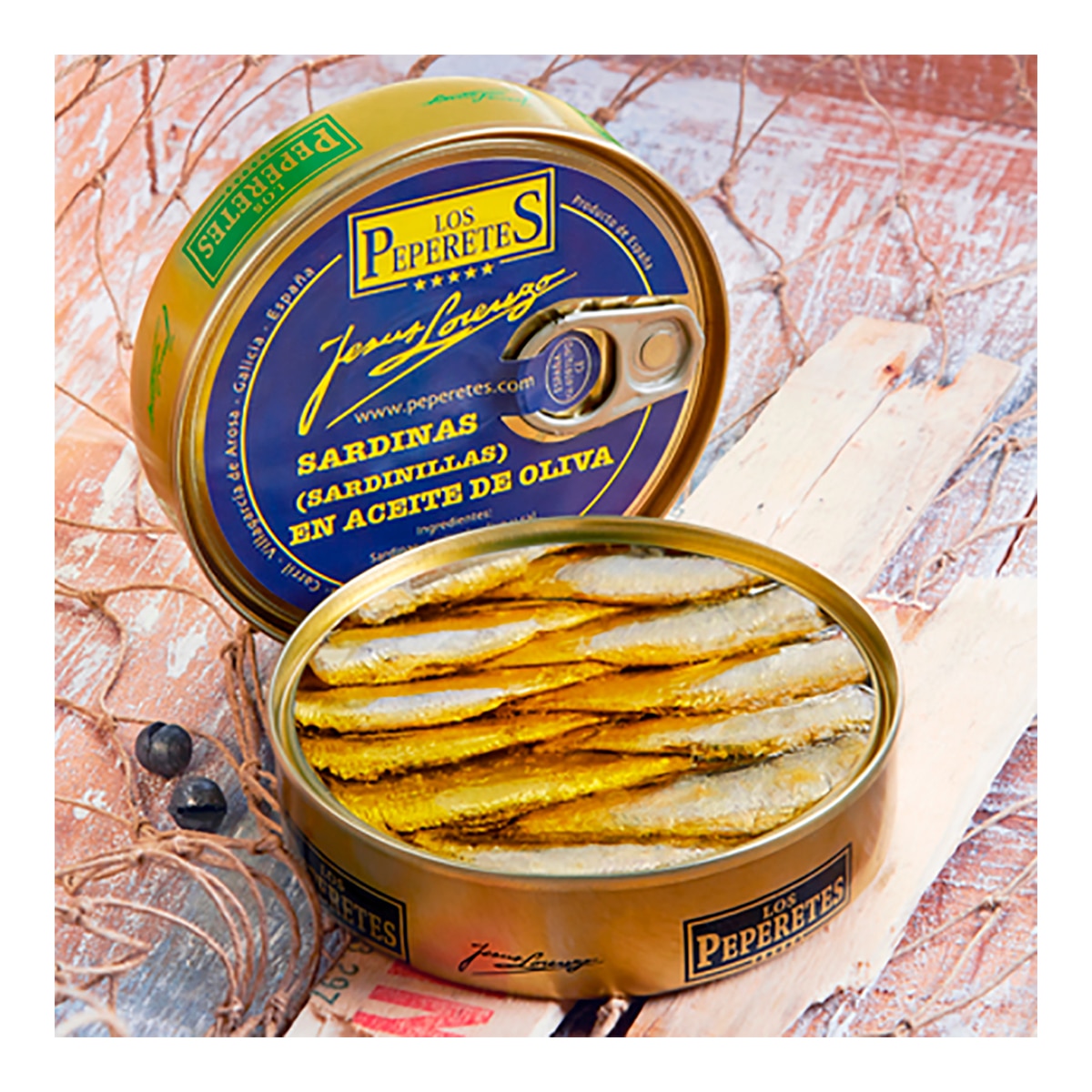 Los Peperetes Sardines in Olive Oil – Spanish Conserva 90g