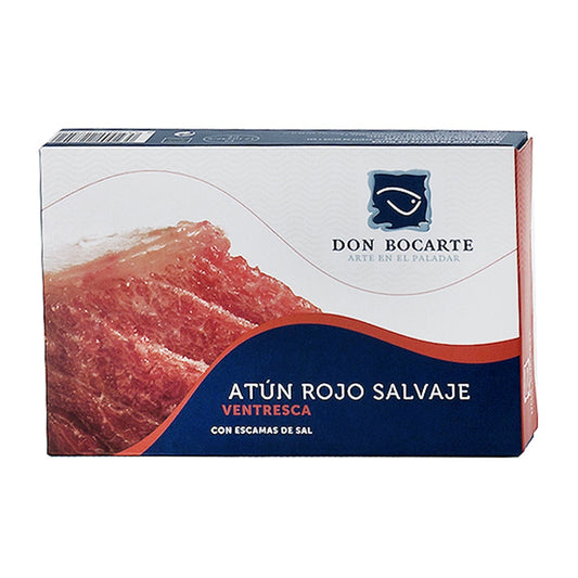 Don Bocarte Wild Red Tuna Ventresca – Spanish Canned Seafood 85g
