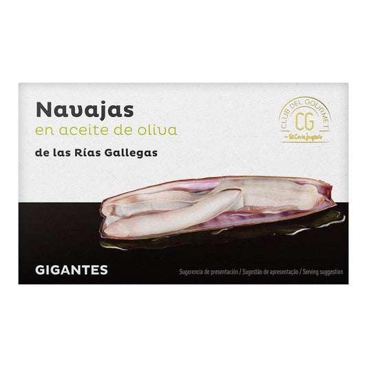 Club del Gourmet Galician Razor Clams in Olive Oil – 63g