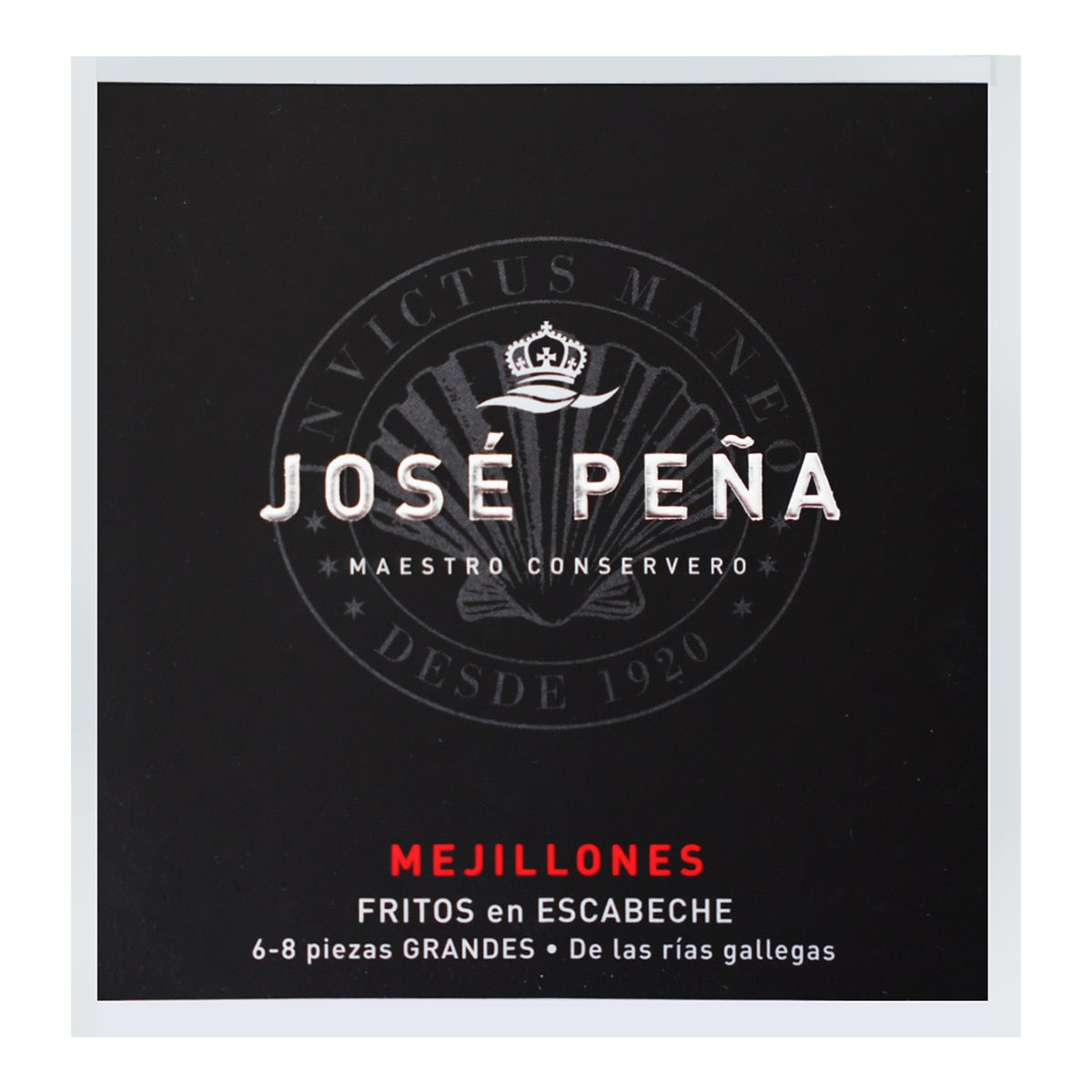 José Peña Fried Mussels in Escabeche – Spanish Conserva 110g