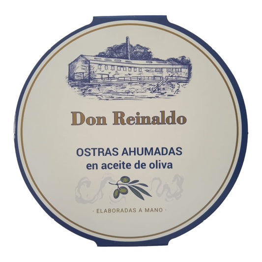 Don Reinaldo Smoked Oysters in Olive Oil – Spanish Conserva 110g