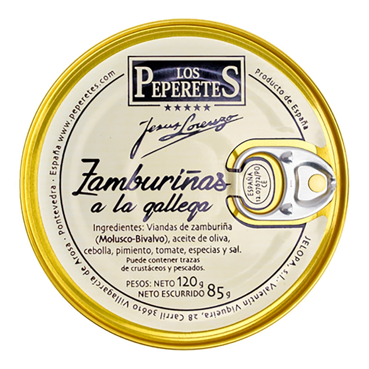 Los Peperetes Zamburiñas – Galician Scallops in Sauce 63g