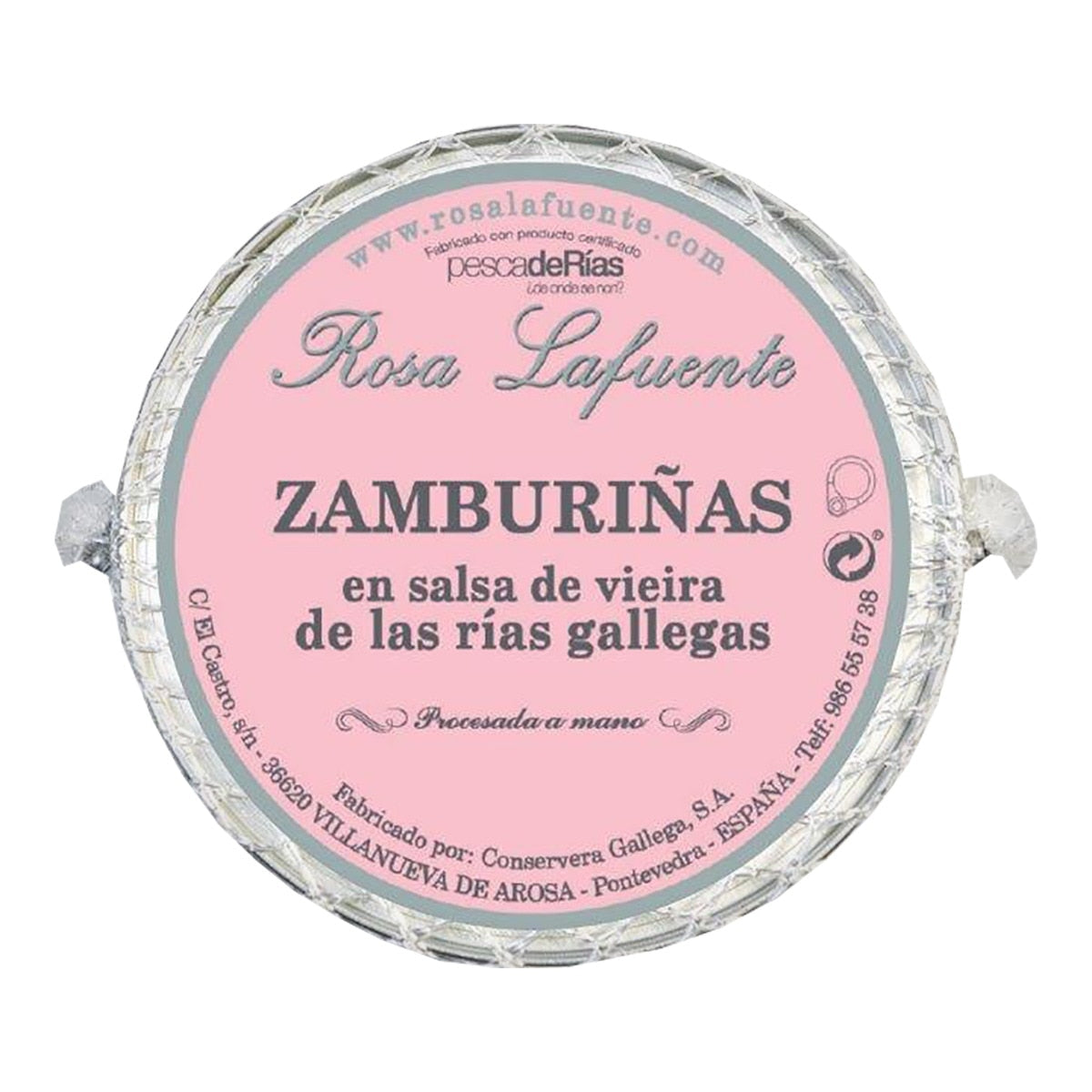 Rosa Lafuente Zamburiñas in Scallop Sauce – Galician Rías 111g