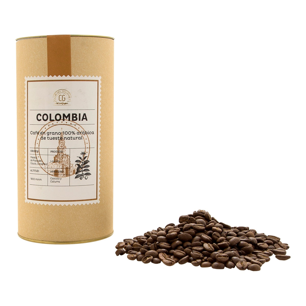 Club del Gourmet Colombian Arabica Coffee – Natural Roast 250g