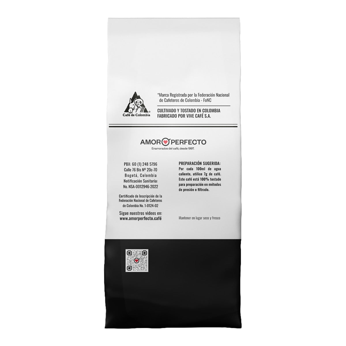 Amor Perfecto Barrica Colombia Specialty Coffee Beans – Single Origin 250g