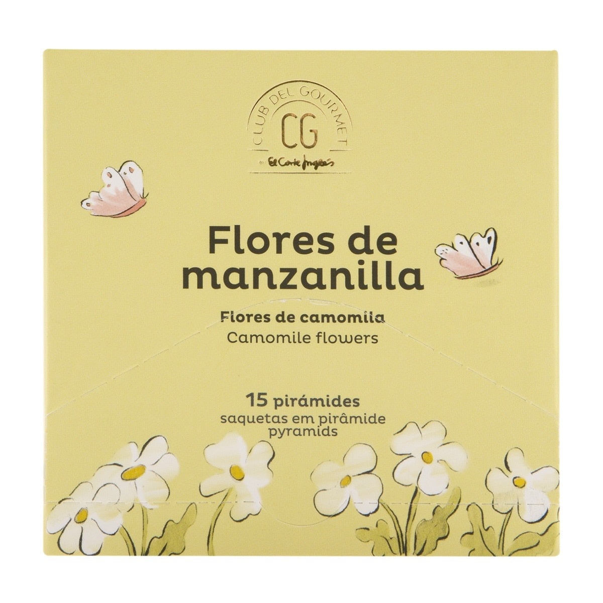 Club del Gourmet Chamomile Flowers – Spanish Herbal Tea 15 bags