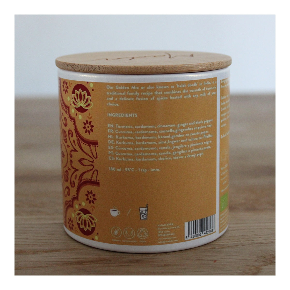 Madn Tea Chai Golden Mix – Spiced Black Tea Blend 80g