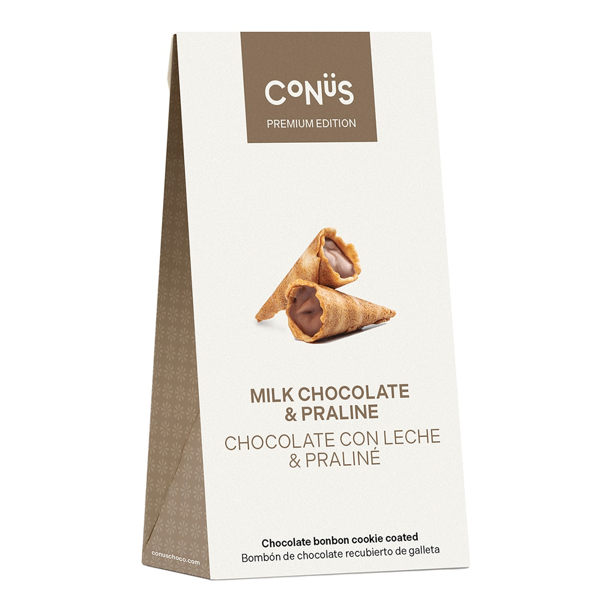 Conüs Hazelnut Praline Milk Chocolate Cookies – Premium 70g