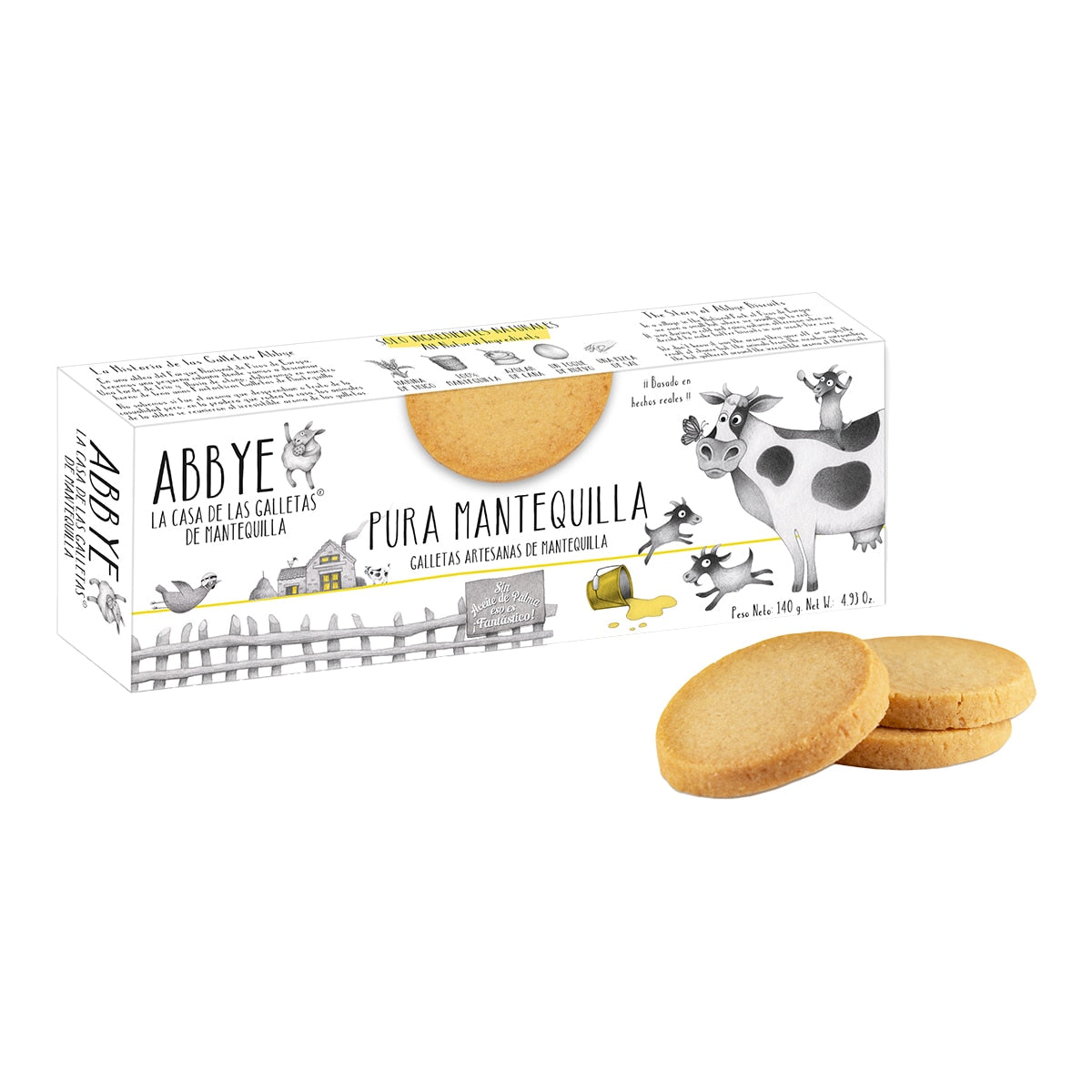 Abbye Butter Cookies – Spanish Galletas de Mantequilla 140g