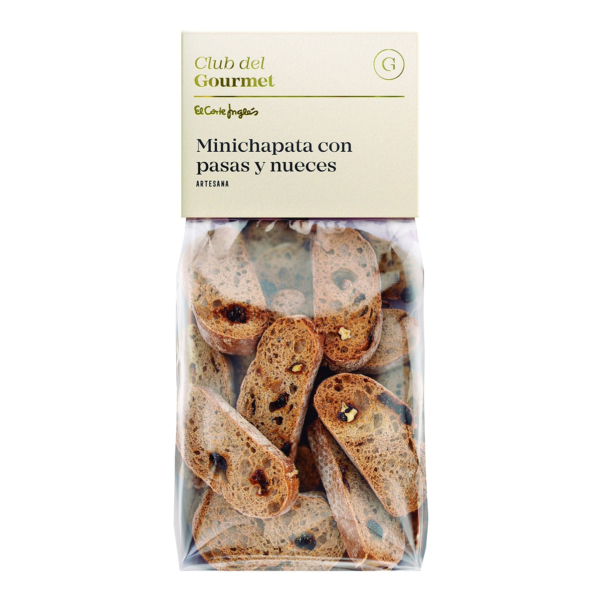 Club del Gourmet Mini Chapata – Raisins & Walnuts 120g