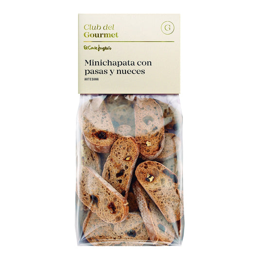 Club del Gourmet Mini Chapata – Raisins & Walnuts 120g