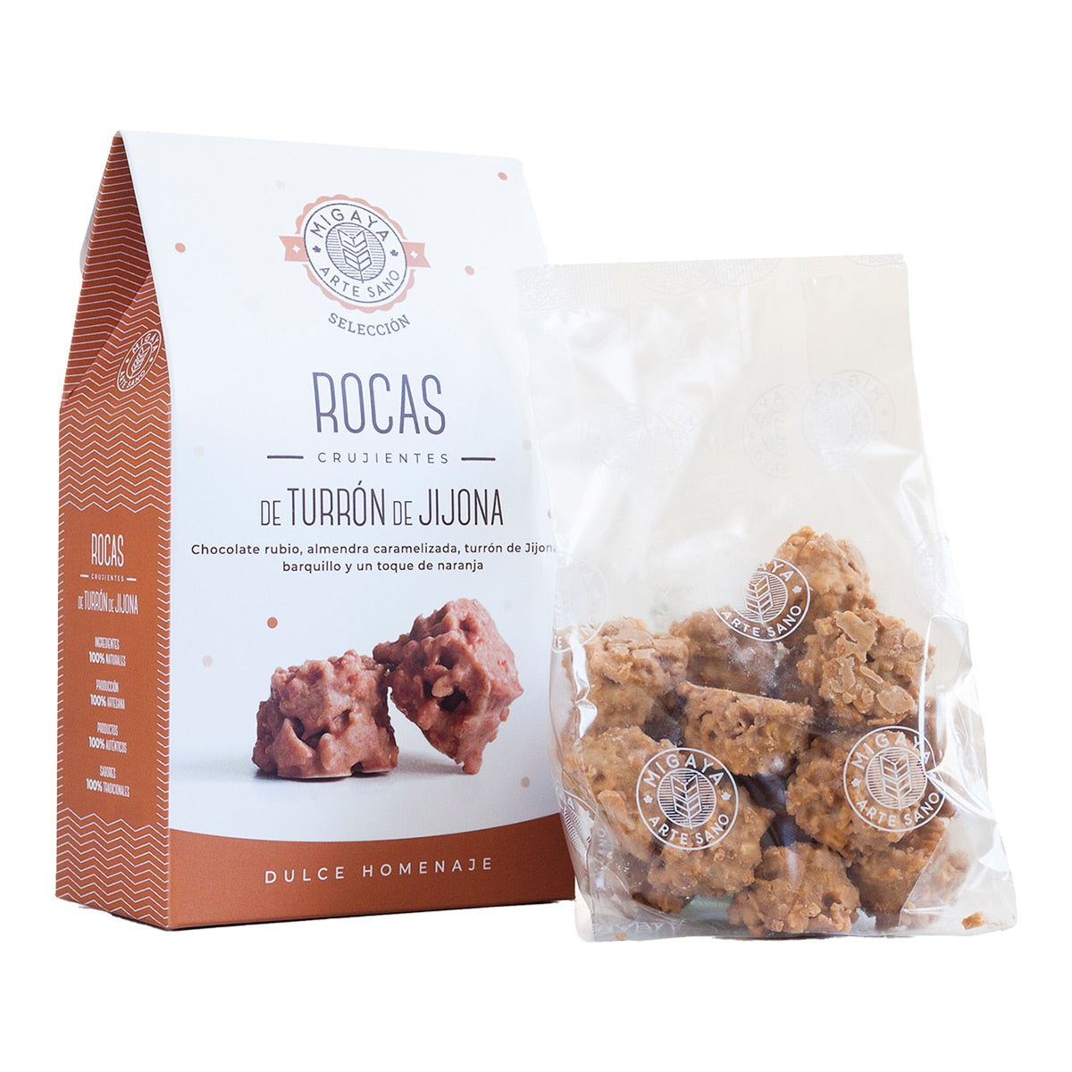 Migaya Turrón Rocks from Jijona – Traditional Spanish Nougat 180g