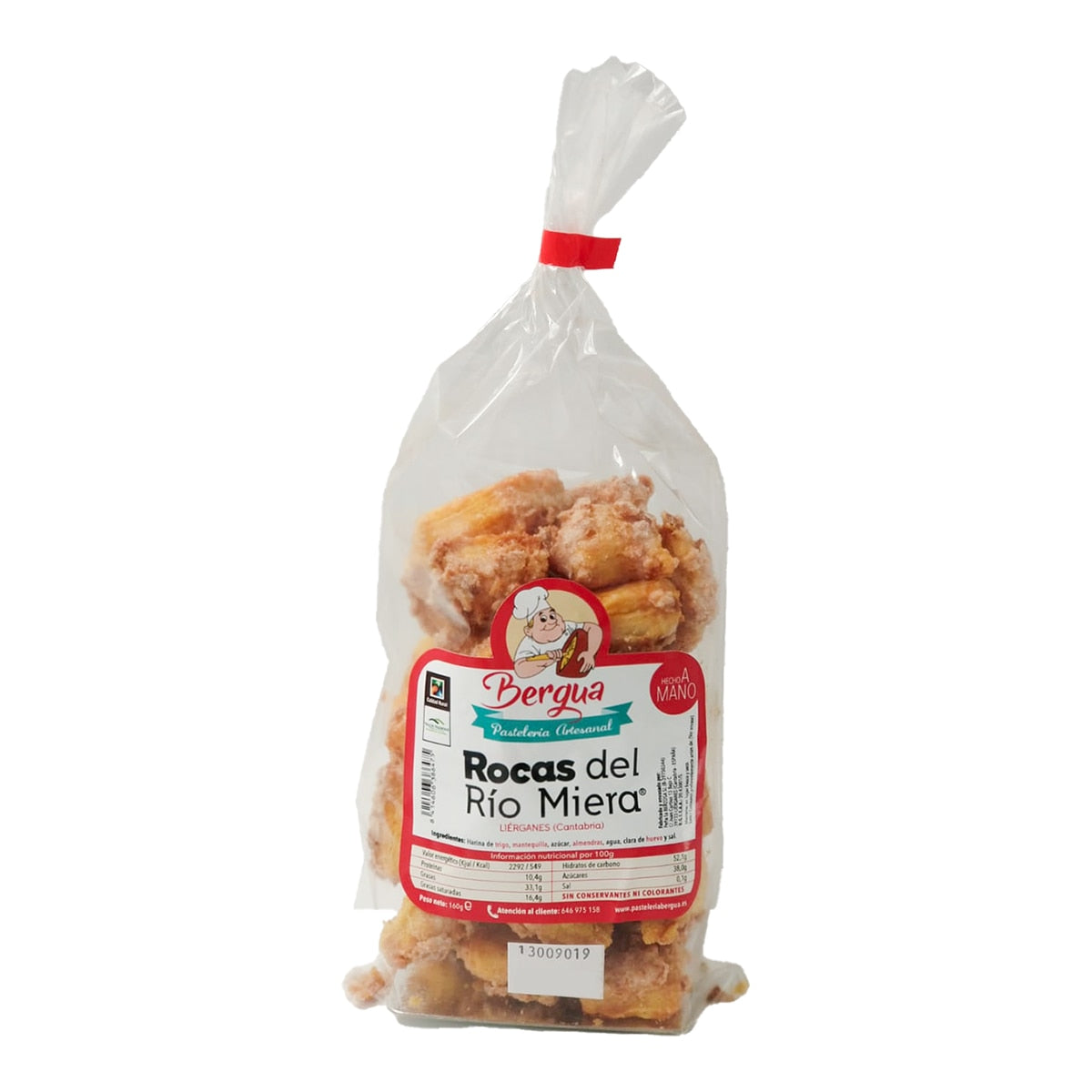 Rocas del Río Miera Bergua – Spanish Hazelnut & Nougat Cookies 160g
