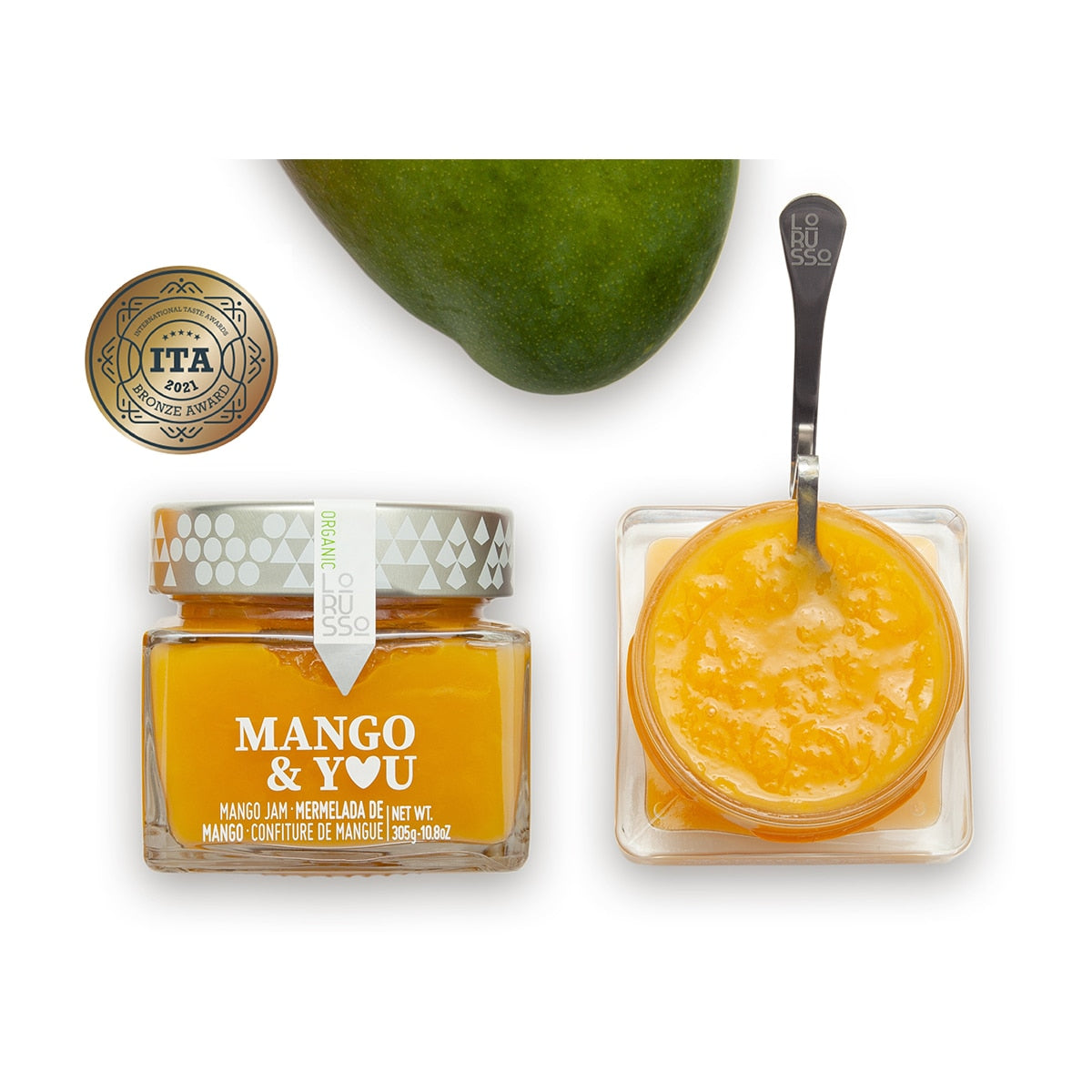 Lorusso Organic Mango Jam – Spanish Preserves 305g