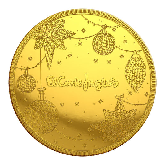 El Corte Inglés Milk Chocolate Coin – Spanish Dark Chocolate 90g