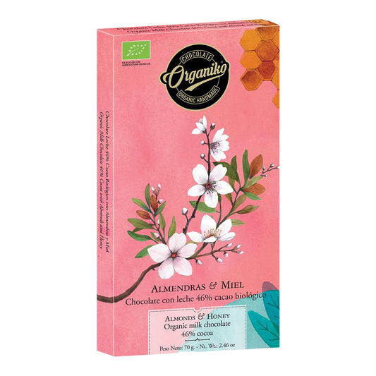 El Corte Inglés Milk Chocolate with Almonds & Honey – 36% Cacao 70g