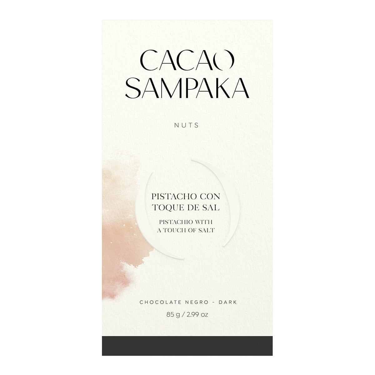 Cacao Sampaka Dark Chocolate with Pistachio and Sea Salt – 75g