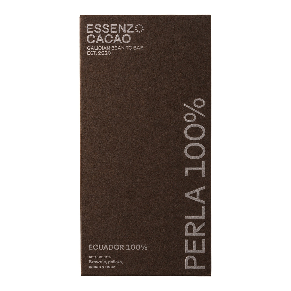 Essenzo Perla 100% Cacao Dark Chocolate – Spanish Single-Origin 80g