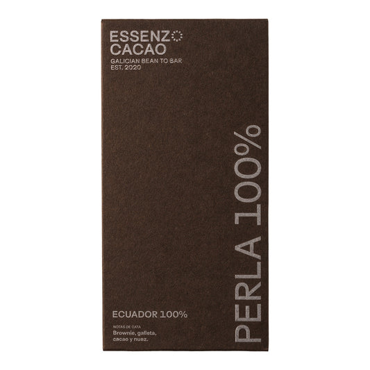 Essenzo Perla 100% Cacao Dark Chocolate – Spanish Single-Origin 80g