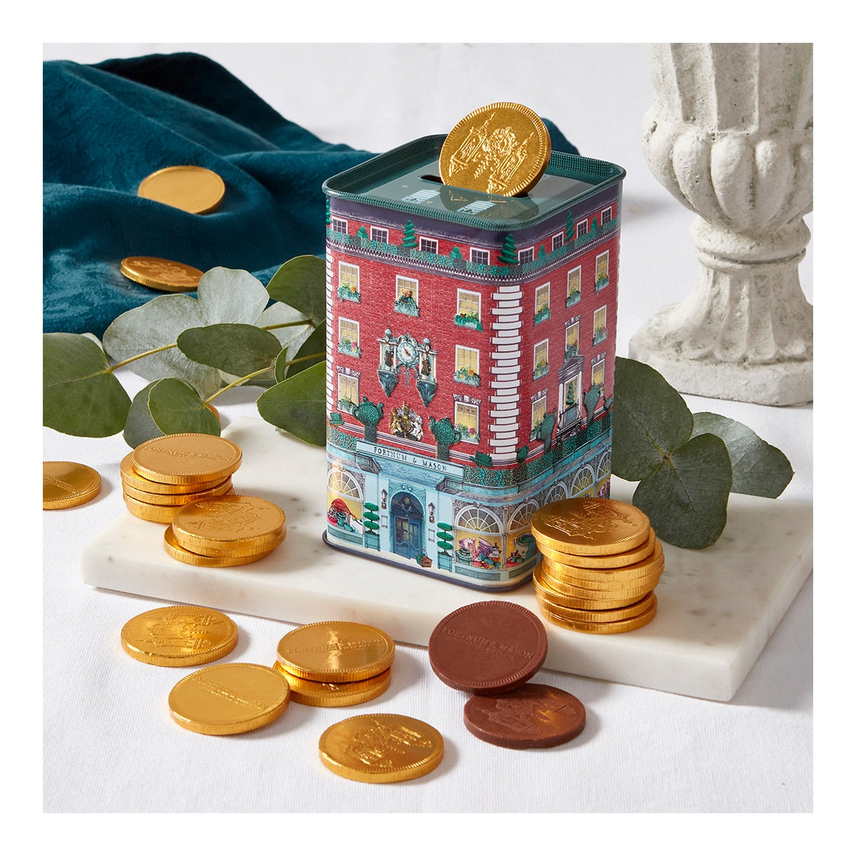 Fortnum & Mason Chocolate Coins – British Chocolate Gift Box 150g