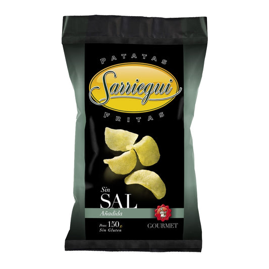 Sarriegui Unsalted Potato Crisps – Spanish Snack 150g