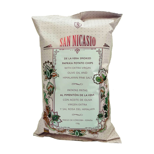 San Nicasio Patatas Fritas al Pimentón de la Vera – Spanish Crisps 150g