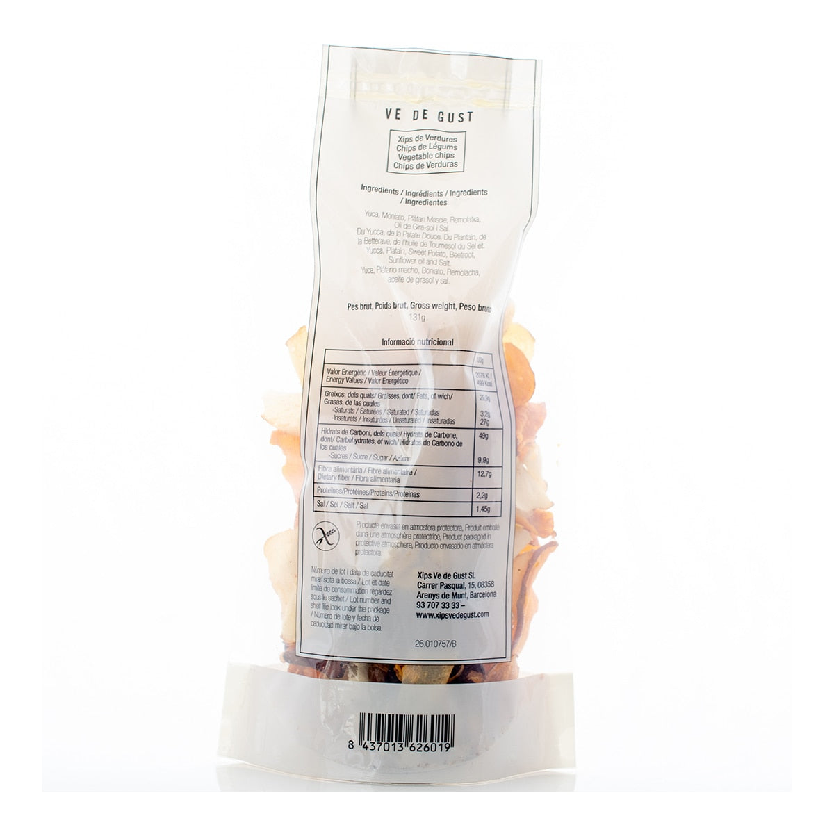 Ve de Gust Vegetable Chips Mix – Spanish Snack 120g