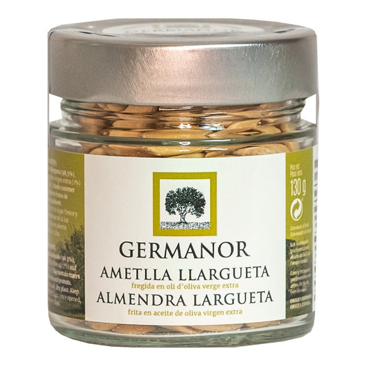 Germanor Fried Largueta Almonds – Spanish Roasted Snack 130g