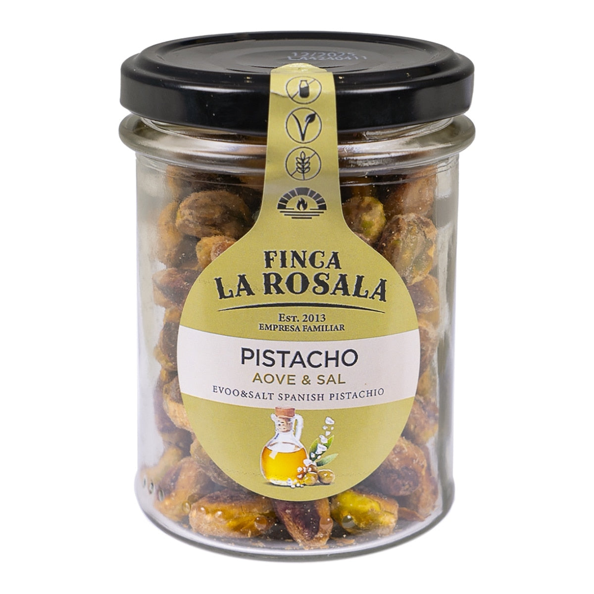 Finca la Rosala Pistachios with Olive Oil & Sea Salt – Spanish Snack 90g