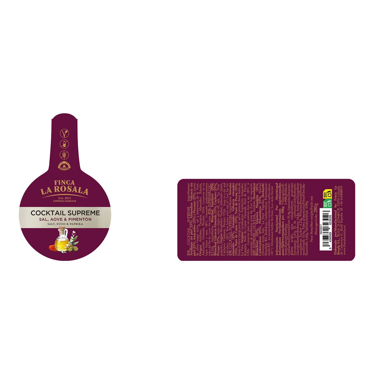 Finca la Rosala Cocktail Supreme – Sea Salt, AOVE & Smoked Paprika 90g