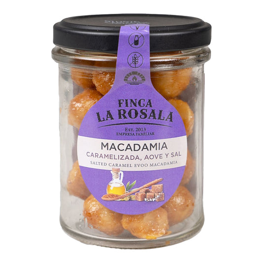 Finca la Rosala Caramelized Macadamia Nuts – Olive Oil & Sea Salt 90g