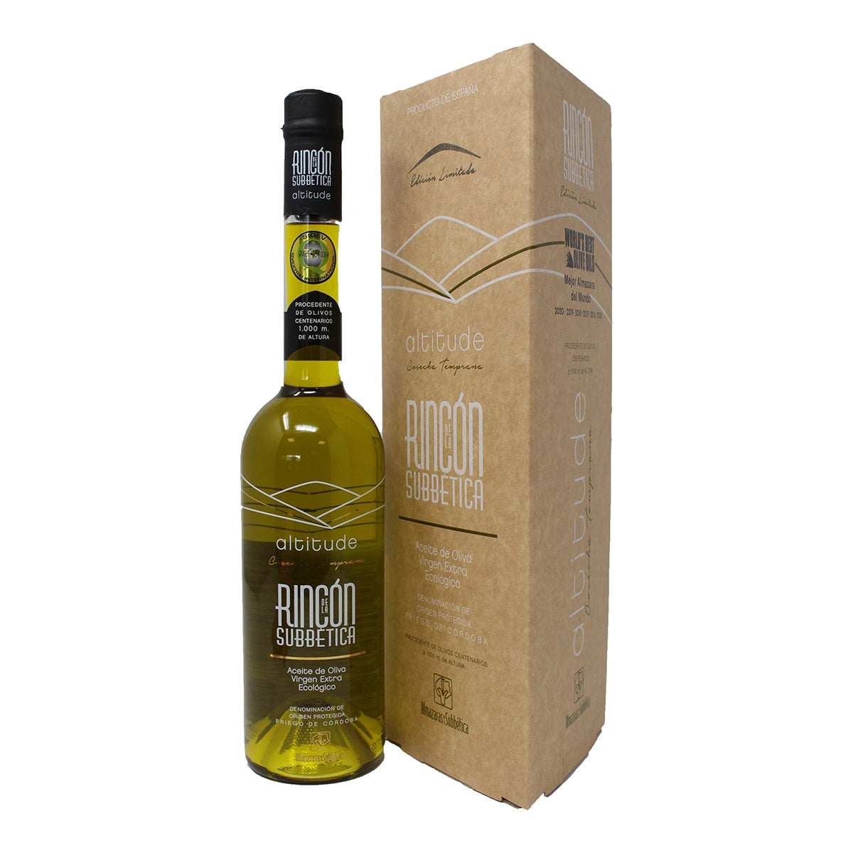 Altitude Rincón de la Subbética Organic Extra Virgin Olive Oil – Unfiltered 500g