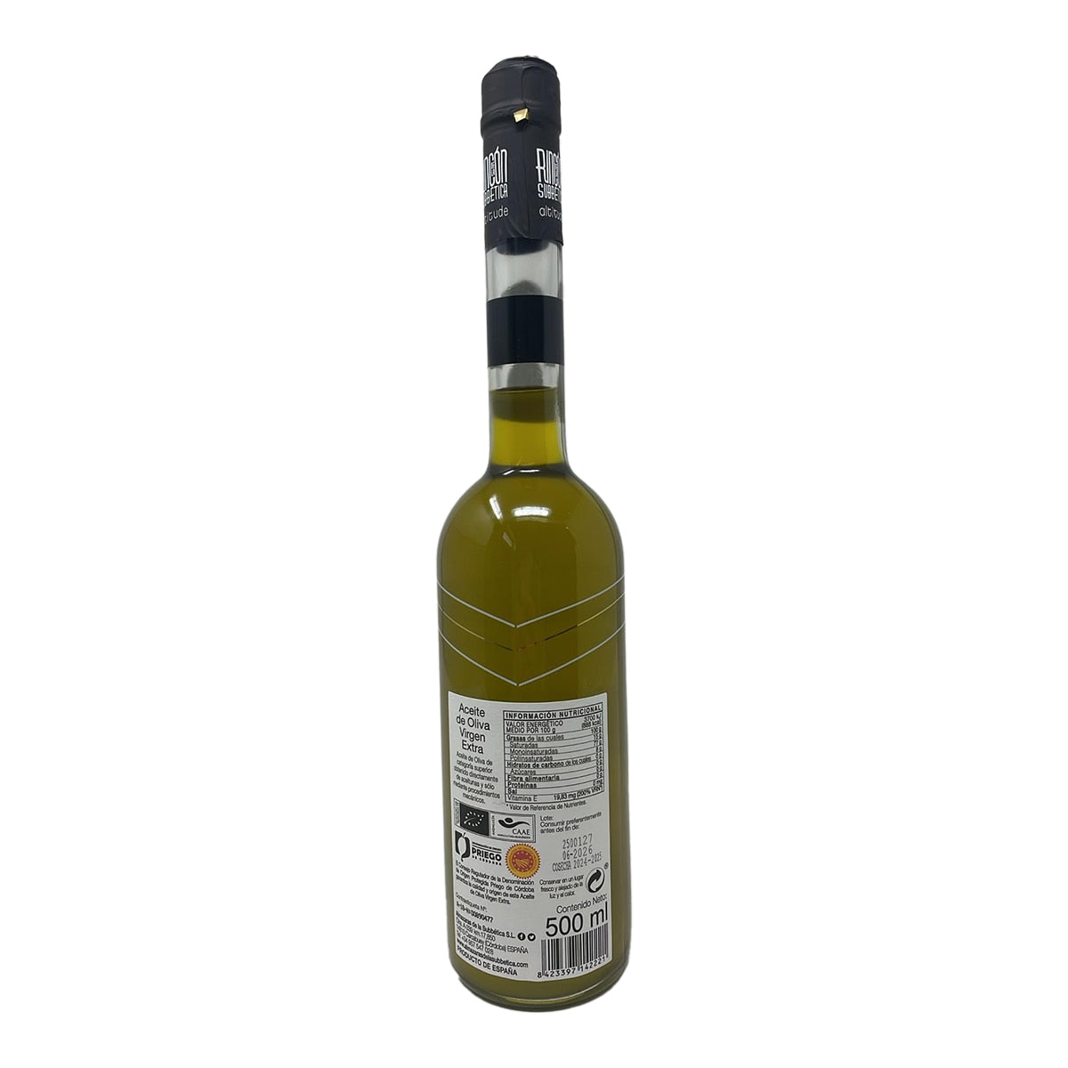 Altitude Rincón de la Subbética Organic Extra Virgin Olive Oil – Unfiltered 500g