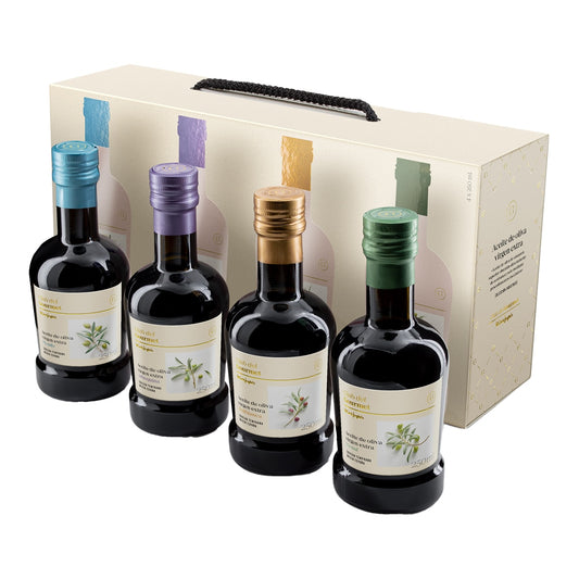 Club del Gourmet Extra Virgin Olive Oil Collection – 4 Spanish Varieties 250g