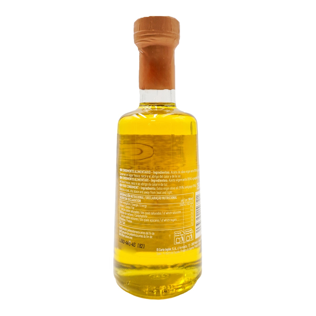 Club del Gourmet Ginger-Infused Olive Oil – Spanish Condiment 454g