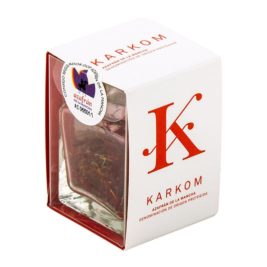 Karkom La Mancha Saffron Threads – DOP Spanish Spice 1g